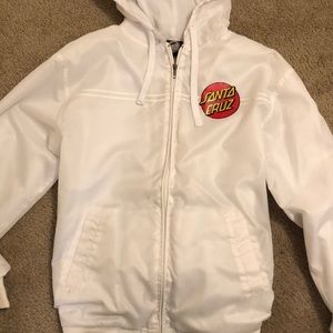 Small, Zip up, Santa Cruz windbreaker